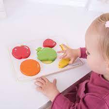 Chunky Lift Out Fruit Tray Puzzle by Big Jigs Toys 12m+