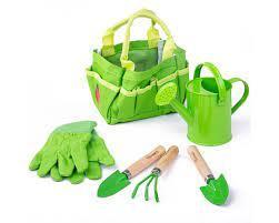 Tote Bag with Set of Gardening Tools by Big JIgs Toys BJ279