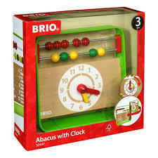 BRIO Abacus with Clock 30447 3+