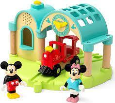 Brio 32270 Mickey Mouse Record & Play Train Station Playset 3+