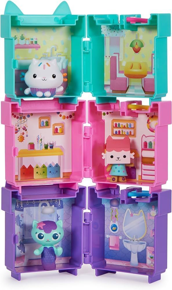 Gabby's Dollhouse Cakey Cat Mini Clip On Playset Blind Pack 3+