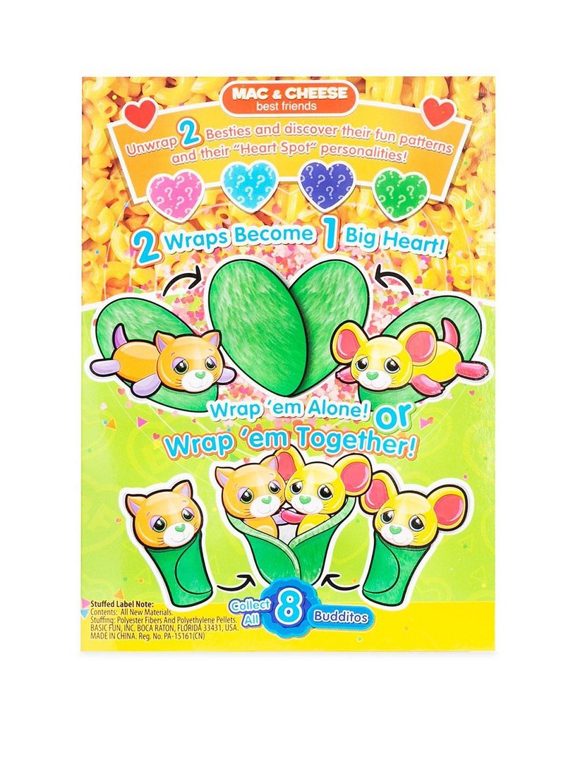 Cutetitos Taste Budditos - Mac N Cheese S1 Soft Toys in Blanket