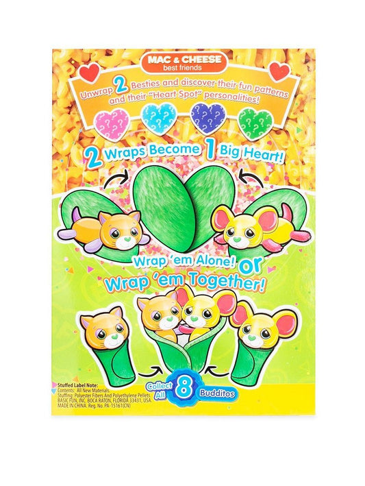 Cutetitos Taste Budditos - Mac N Cheese S1 Soft Toys in Blanket