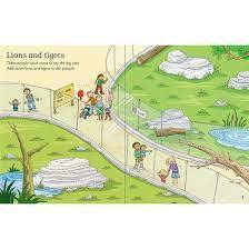 Zoo Sticker and Colouring Book by Usborne