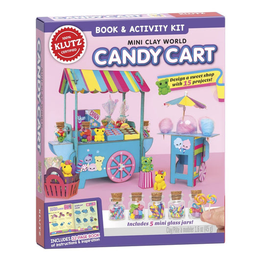 Mini Clay World Candy Cart Creative Set by Klutz Books 8+