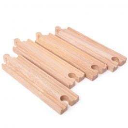 Medium Straights (Pack of 12) by Big Jigs Toys Rail BJT101-1