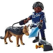 Playmobil Policeman with Dog 71162 4+ Toy