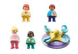 Playmobil 1.2.3 Number-Merry-Go-Round Play Set 71324 12m+