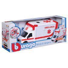 Bburago Municipal Vehicles Ambulance with Stretcher 1:43 3+