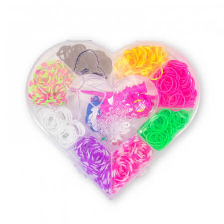350 Piece Shaped Loom Bands Set 8+