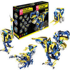12-in-1 Solar + Hydraulic Powered Robot