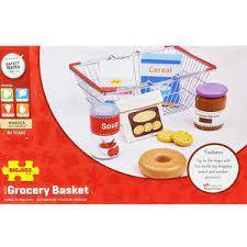 Metal Grocery Shopping Basket BJ668 3+ By Big Jigs Toys