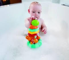 Teddy's Umbrella Stackers Water Play Bath Toy 12m+ by Hape