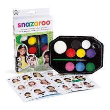 Snazaroo Unisex Rainbow Face Paint Palette Kit Dress up Fun