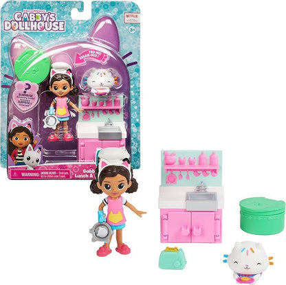 Gabby's Dollhouse Gabby's Lunch & Munch Kitten Play Set 3+