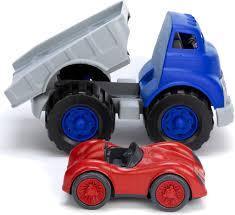 Flatbed Truck with Race Car by Green Toys 12 Months + Eco