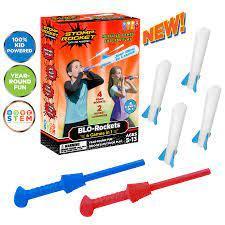 Blo-Rocket Air Powered Foam Stomp Rocket 4 in 1 Games Kit 5+