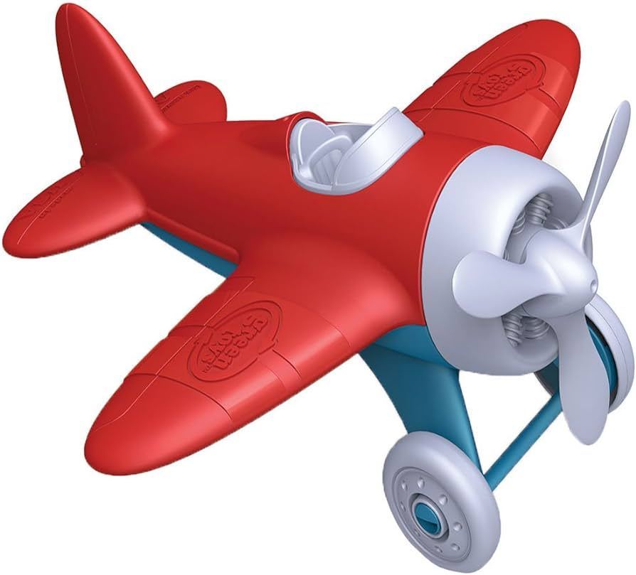 Eco Red Winged Airplane by Green Toys 1+ Recycled Plastic
