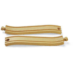 Brio 33332 Pack of 2 Ascending Wooden Train Tracks