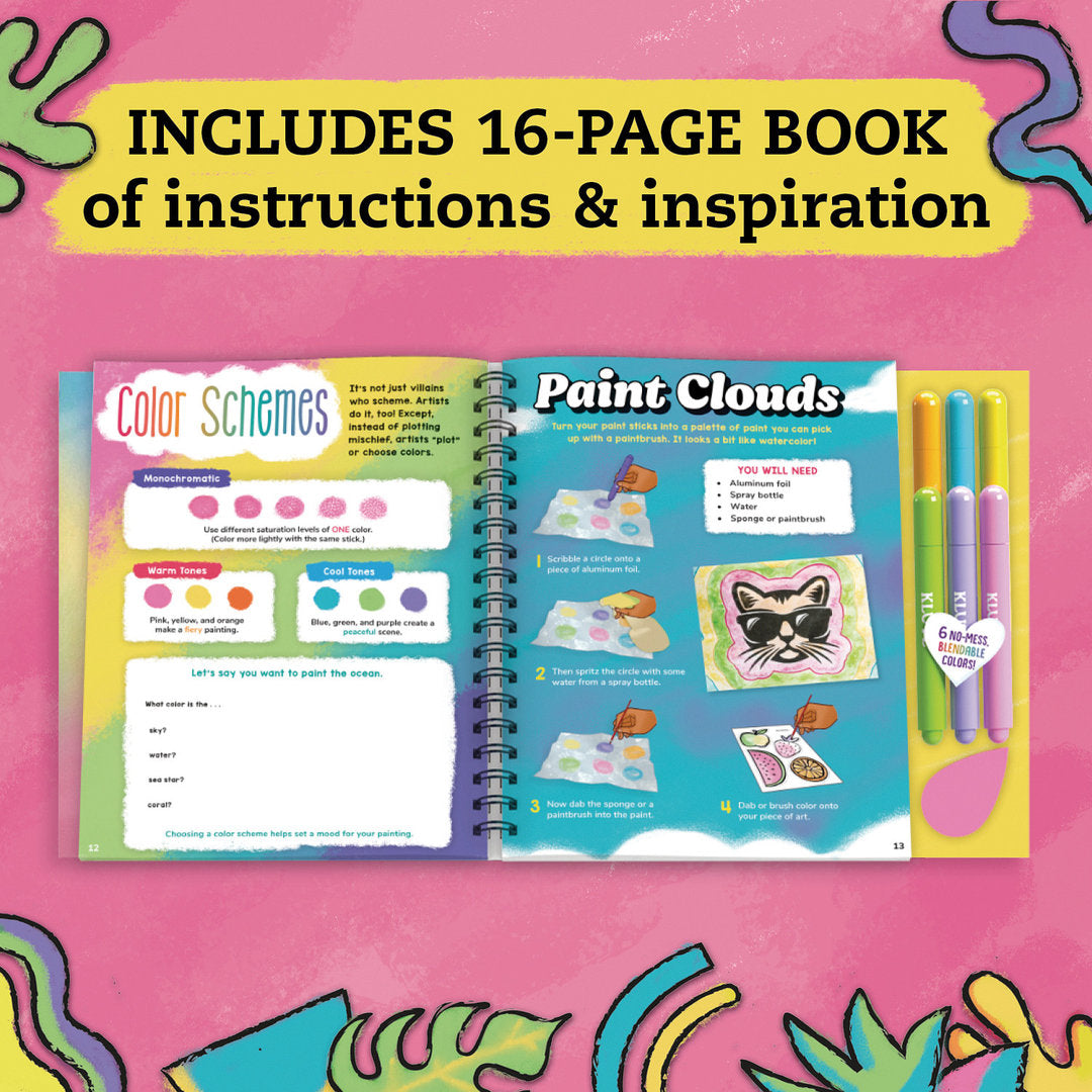 Shimmer Magic Paint Sticks By Klutz 6+ Childrens Creative
