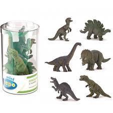 Dinosaurs Mini Tub 1,a Set of 12 Pieces 33018 by PAPO