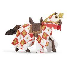 White Horse Fleur De Lys  by Papo Toys 39789