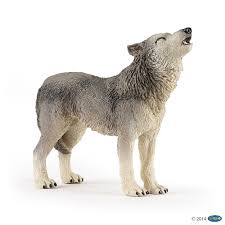 Howling Wolf Figure By Papo 50171  3+
