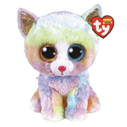 Heather the Cat 15cm Ty Beanie Soft Toy Plush DOB April 26