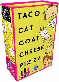 Taco Cat Goat Cheese Pizza Multilingual Card Game 8+
