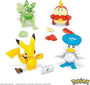 Pokemon Mega Construx Pokeball Paldea Reagion Team Toys 6+