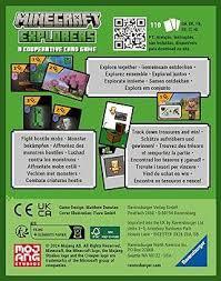 Minecraft Explorers Card Game 8+ Cooperative Play