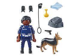 Playmobil Policeman with Dog 71162 4+ Toy
