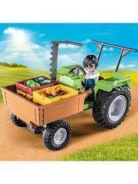 Playmobil Country Tractor with Harvesting Trailer 71249 4-10