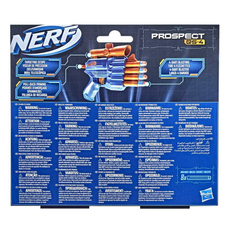 Nerf Elite 2.0 Prospect QS-4 Blaster 8+
