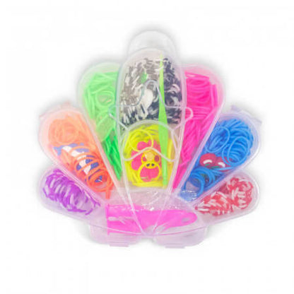 350 Piece Shaped Loom Bands Set 8+