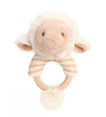 14cm Keel Eco Baby Safari Ring Rattle