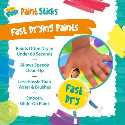 Paint Pop 6 Pack Classic Colours 3+