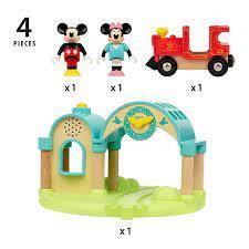Brio 32270 Mickey Mouse Record & Play Train Station Playset 3+