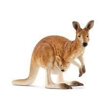 Schleich Kangaroo and Joey Animal Figure 14756 3+