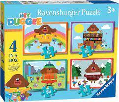 Hey Duggee 4 in 1 Jigsaw Puzzles 12, 16, 20, 24 Pieces