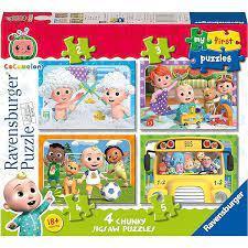 Cocomelon My First 4 in a Box 2,3,4,5 Piece Jigsaw Puzzle 18m+