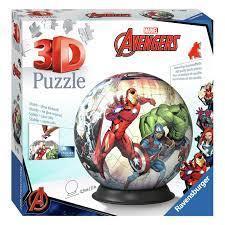 3D Puzzle 72pc Marvel Avengers Puzzle by Ravensburger 6+
