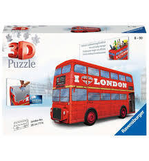 London Bus 3D Puzzle 216 Piece Jigsaw Puzzle 8+
