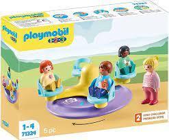 Playmobil 1.2.3 Number-Merry-Go-Round Play Set 71324 12m+