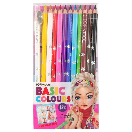 TOPModel Basic Colouring Pencil Set 12 Colours  412216_A