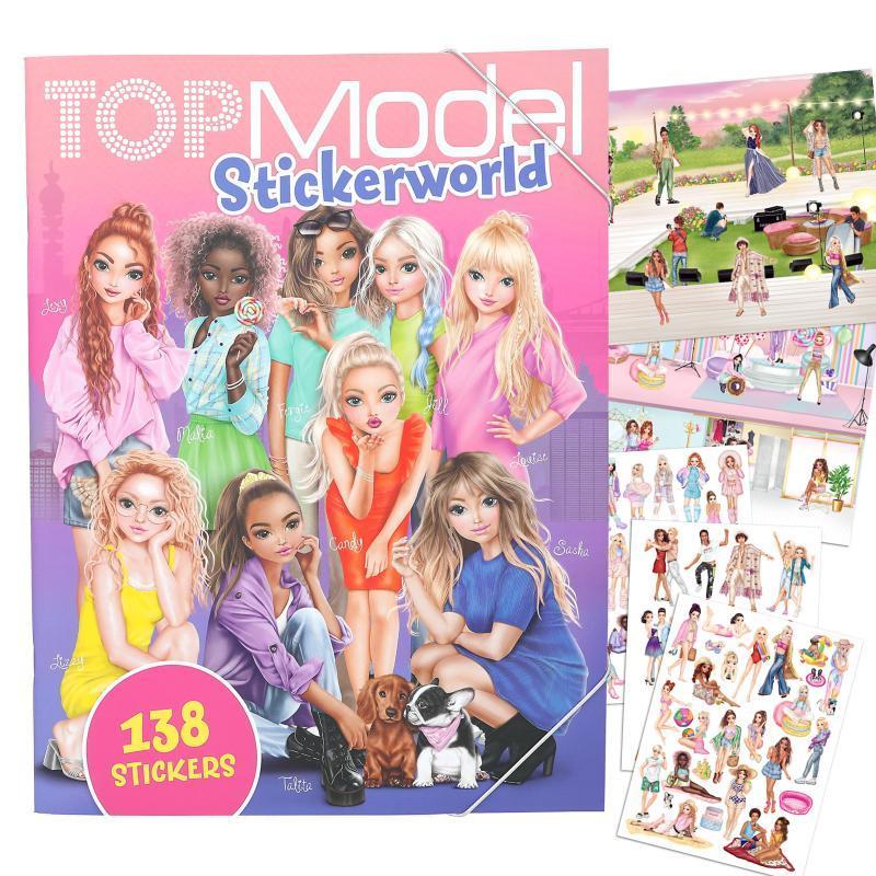 TOPModel Stickerworld Sticker Book By Depesche 412702_A 6+