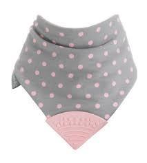 Neckerchew Polka Pink Dot  Teething Bib 007
