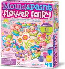 Mould and Paint Glitter Fairies Set by 4M 5+