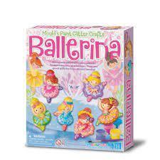 Glitter Ballerina Mould & Paint By 4M