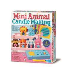 Mini Animal Candle Making Kit 4M Creative 8+